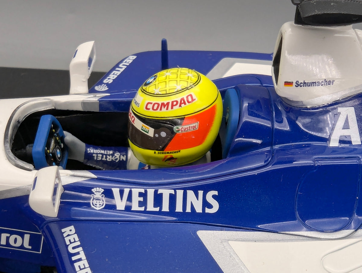 Modellautos 1:18 Minichamps Williams BMW FW23 1st WIN 2001 #5 R. Schumacher OVP