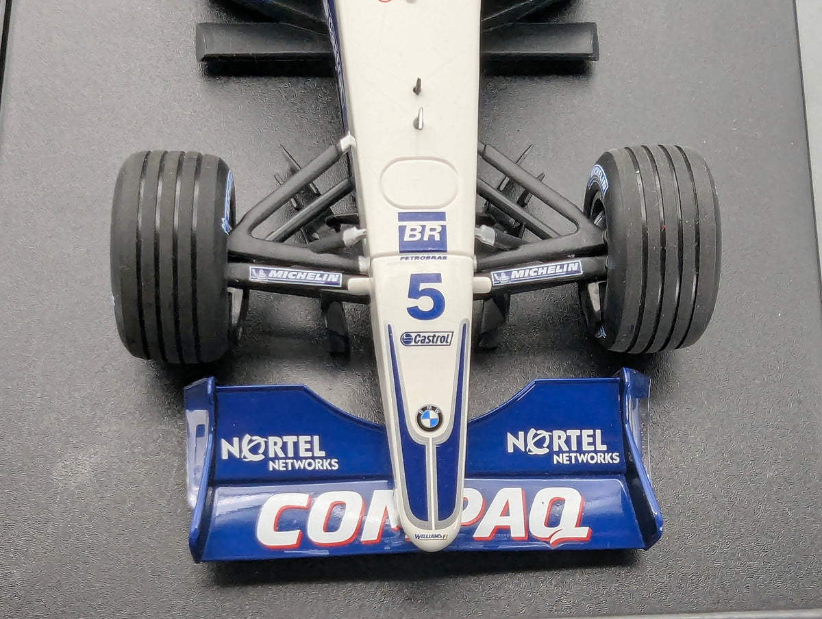 Modellautos 1:18 Minichamps Williams BMW FW23 1st WIN 2001 #5 R. Schumacher OVP