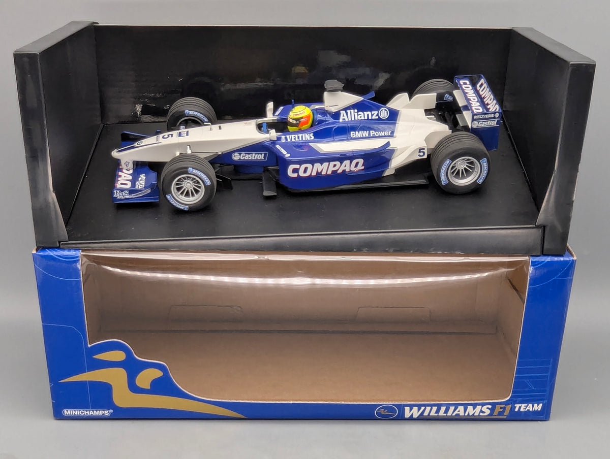 Modellautos 1:18 Minichamps Williams BMW FW23 1st WIN 2001 #5 R. Schumacher OVP
