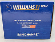 Modellautos 1:18 Minichamps Williams BMW FW23 1st WIN 2001 #5 R. Schumacher OVP