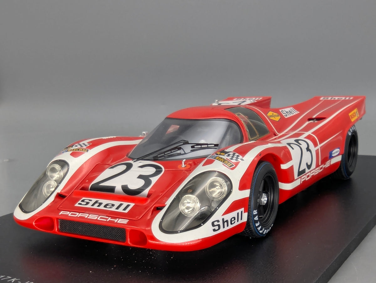 Modellautos 1:18 Spark Porsche 917 K WINNER 24h Le Mans 1970 #23 mit OVP