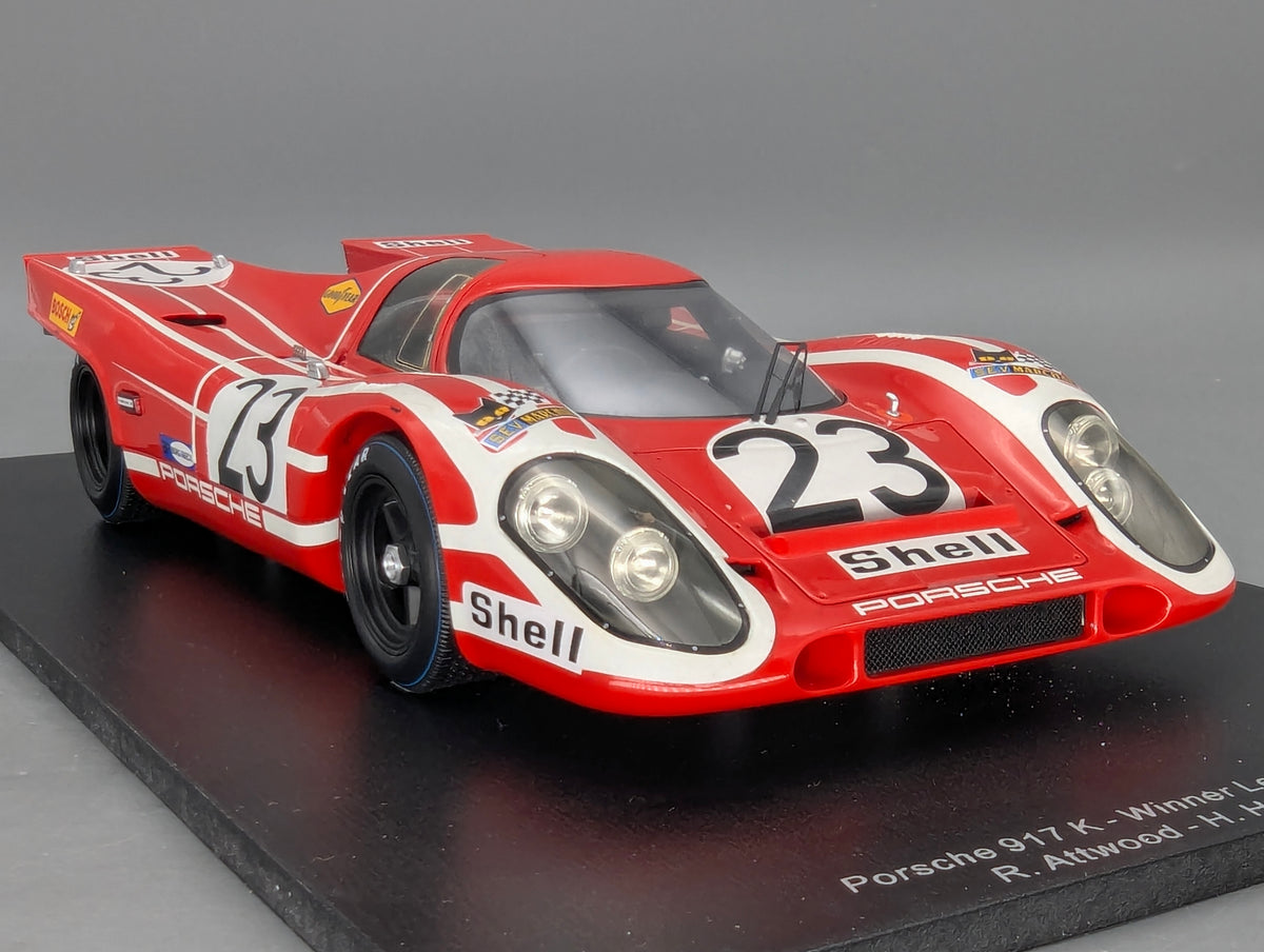 Modellautos 1:18 Spark Porsche 917 K WINNER 24h Le Mans 1970 #23 mit OVP