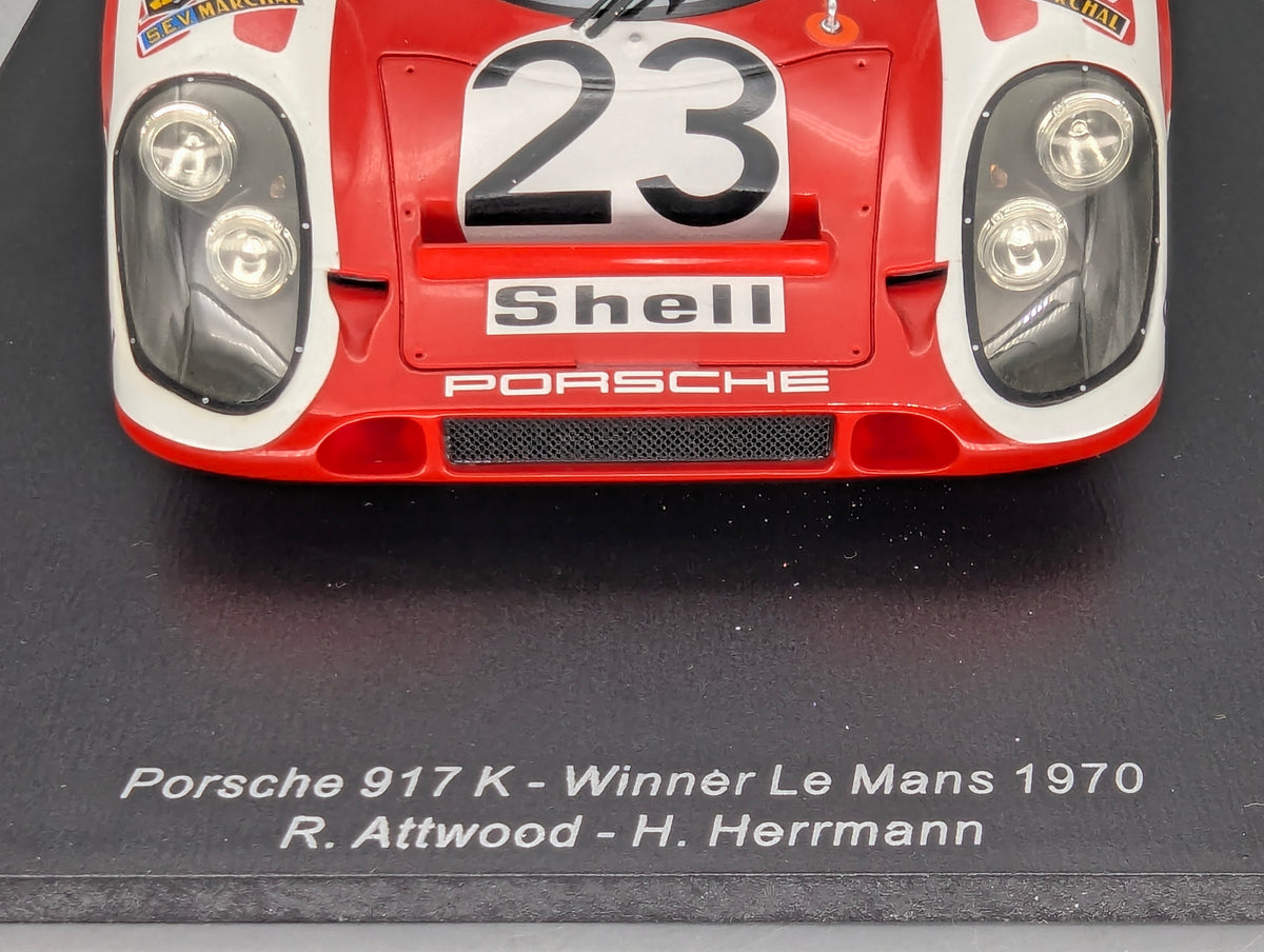 Modellautos 1:18 Spark Porsche 917 K WINNER 24h Le Mans 1970 #23 mit OVP
