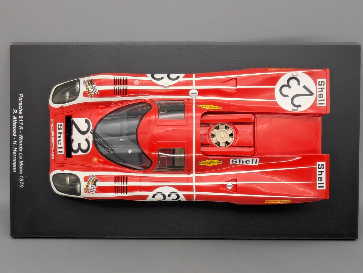 Modellautos 1:18 Spark Porsche 917 K WINNER 24h Le Mans 1970 #23 mit OVP