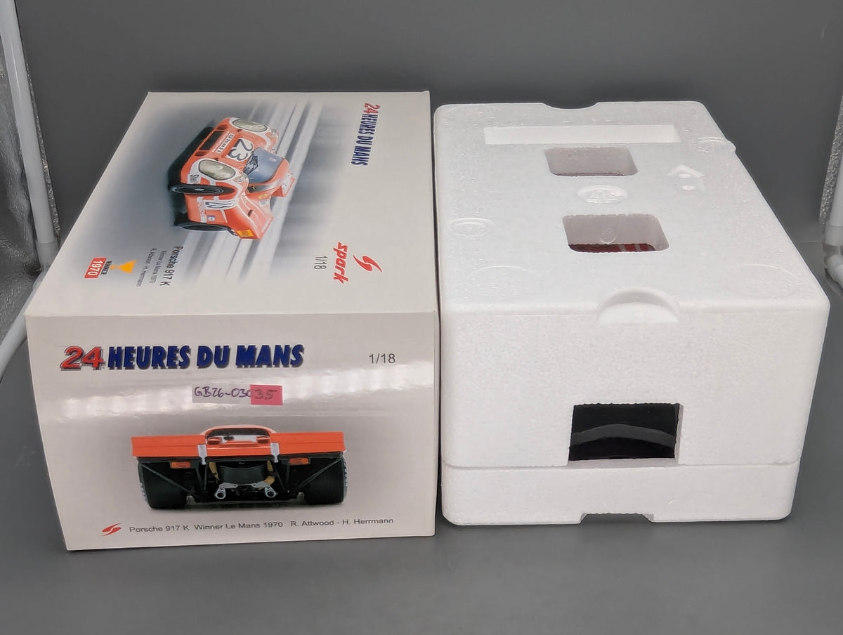 Modellautos 1:18 Spark Porsche 917 K WINNER 24h Le Mans 1970 #23 mit OVP
