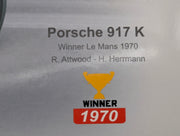 Modellautos 1:18 Spark Porsche 917 K WINNER 24h Le Mans 1970 #23 mit OVP