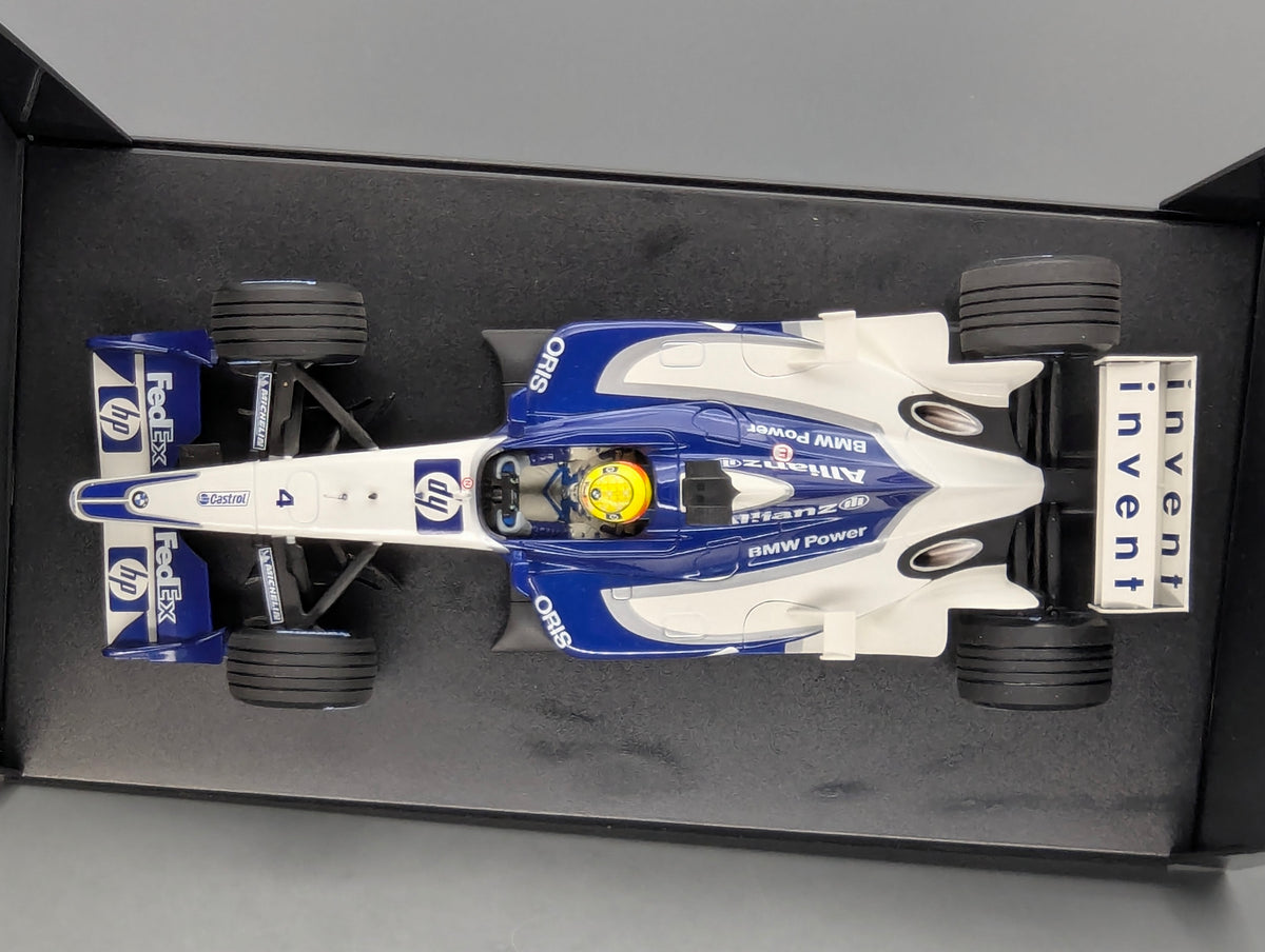 Modellautos 1:18 Minichamps Williams BMW Showcar 2003 #4 R. Schumacher OVP