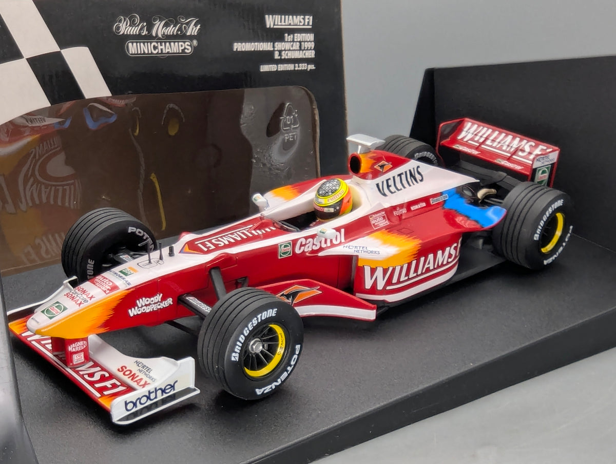 Modellautos 1:18 Minichamps Williams F1 Promotional 1999 #6 R. Schumacher OVP