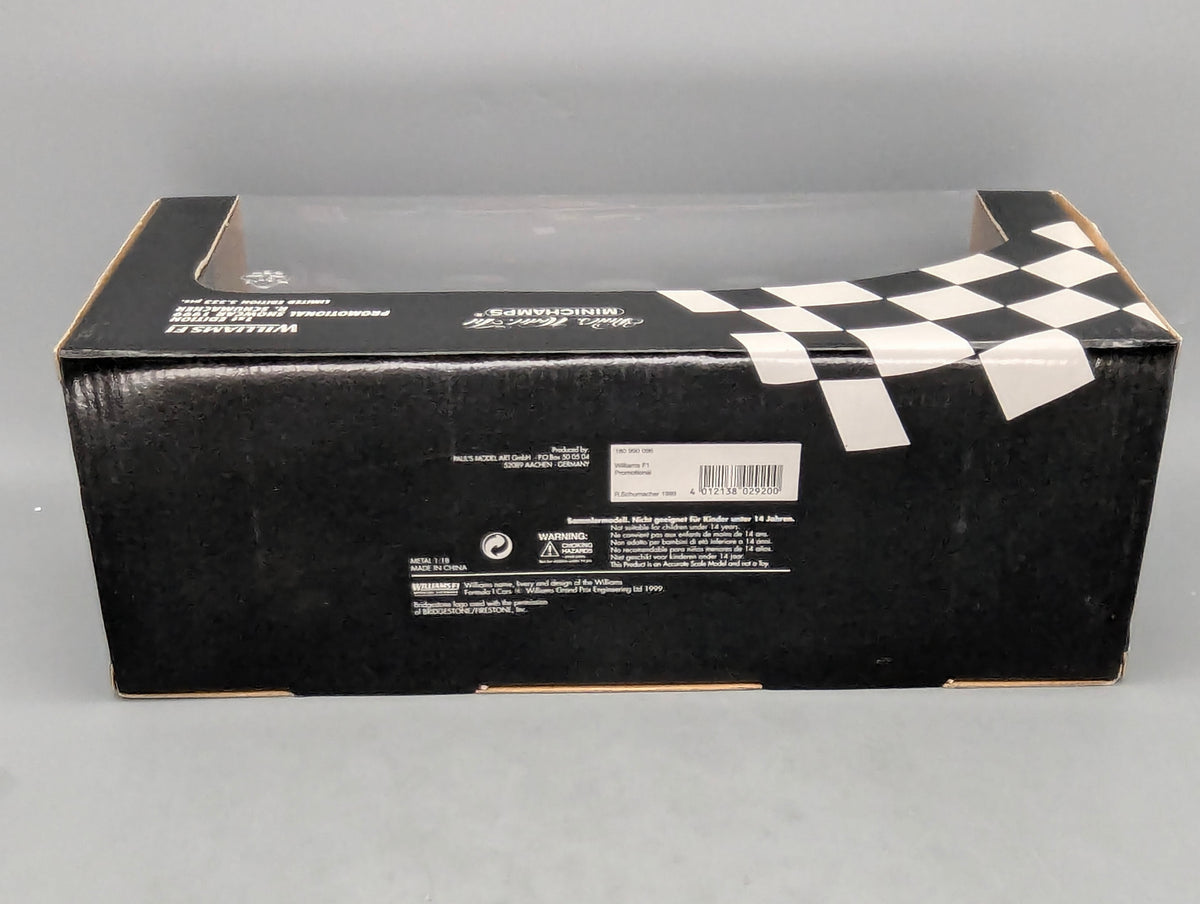 Modellautos 1:18 Minichamps Williams F1 Promotional 1999 #6 R. Schumacher OVP