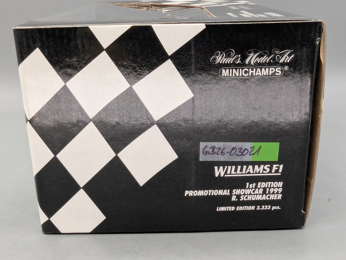 Modellautos 1:18 Minichamps Williams F1 Promotional 1999 #6 R. Schumacher OVP