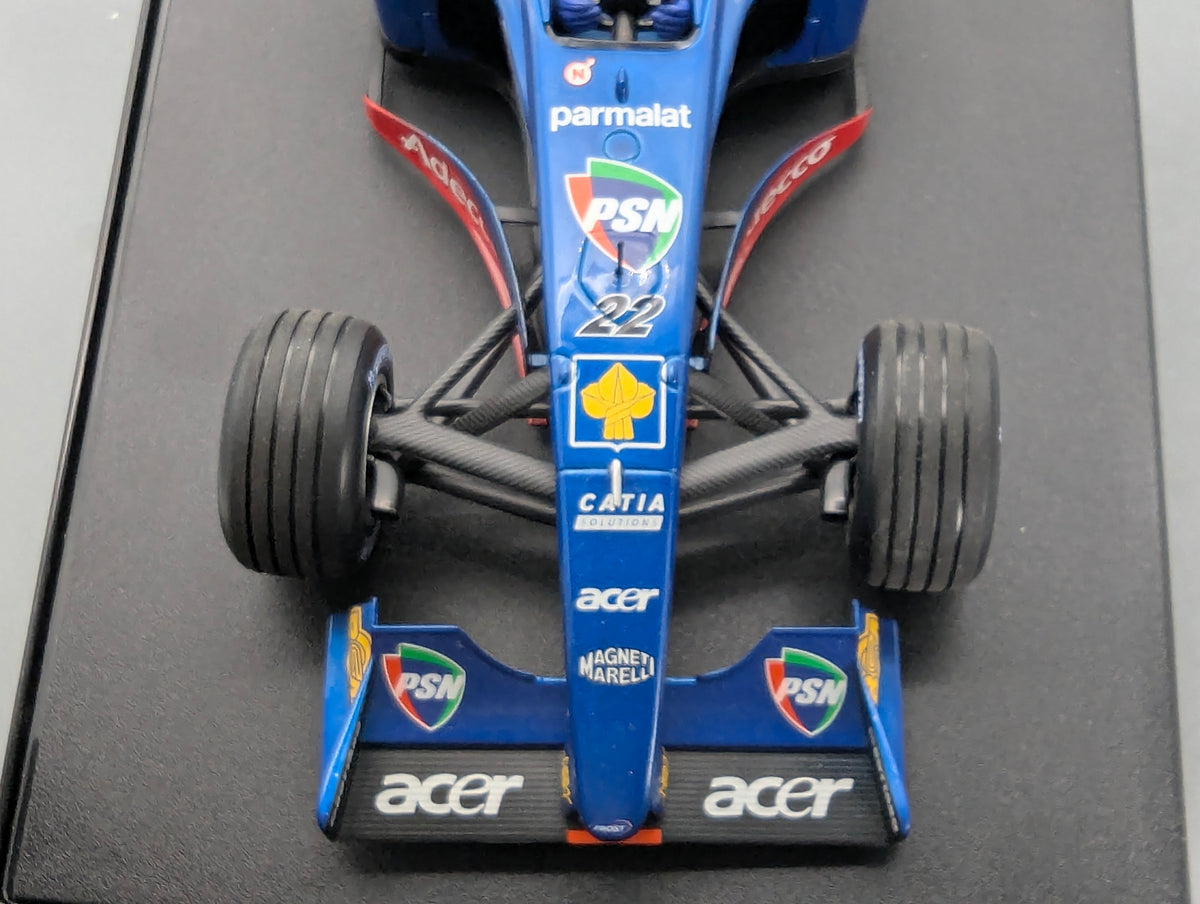 Modellautos 1:18 Minichamps Prost Acer AP04 2001 #22 H. H. Frentzen mit OVP