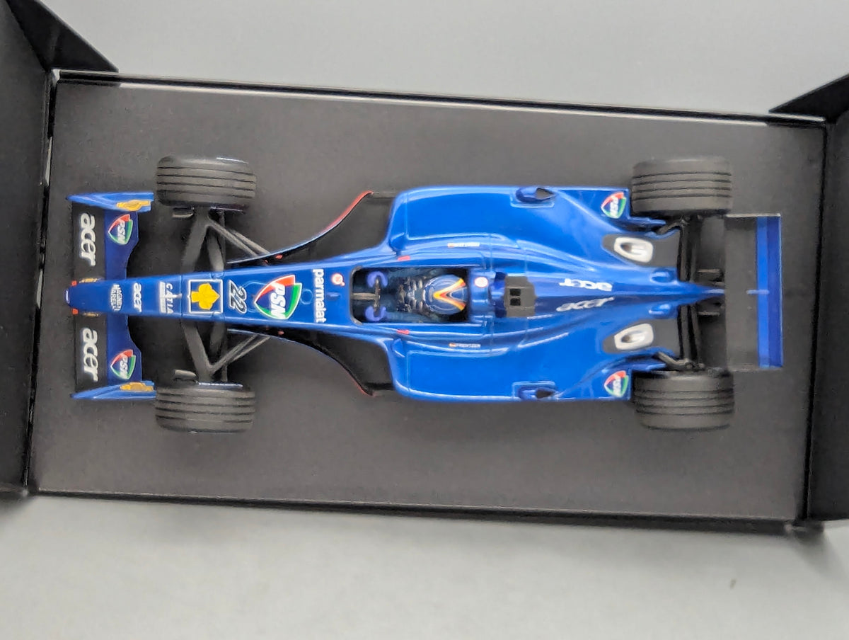 Modellautos 1:18 Minichamps Prost Acer AP04 2001 #22 H. H. Frentzen mit OVP