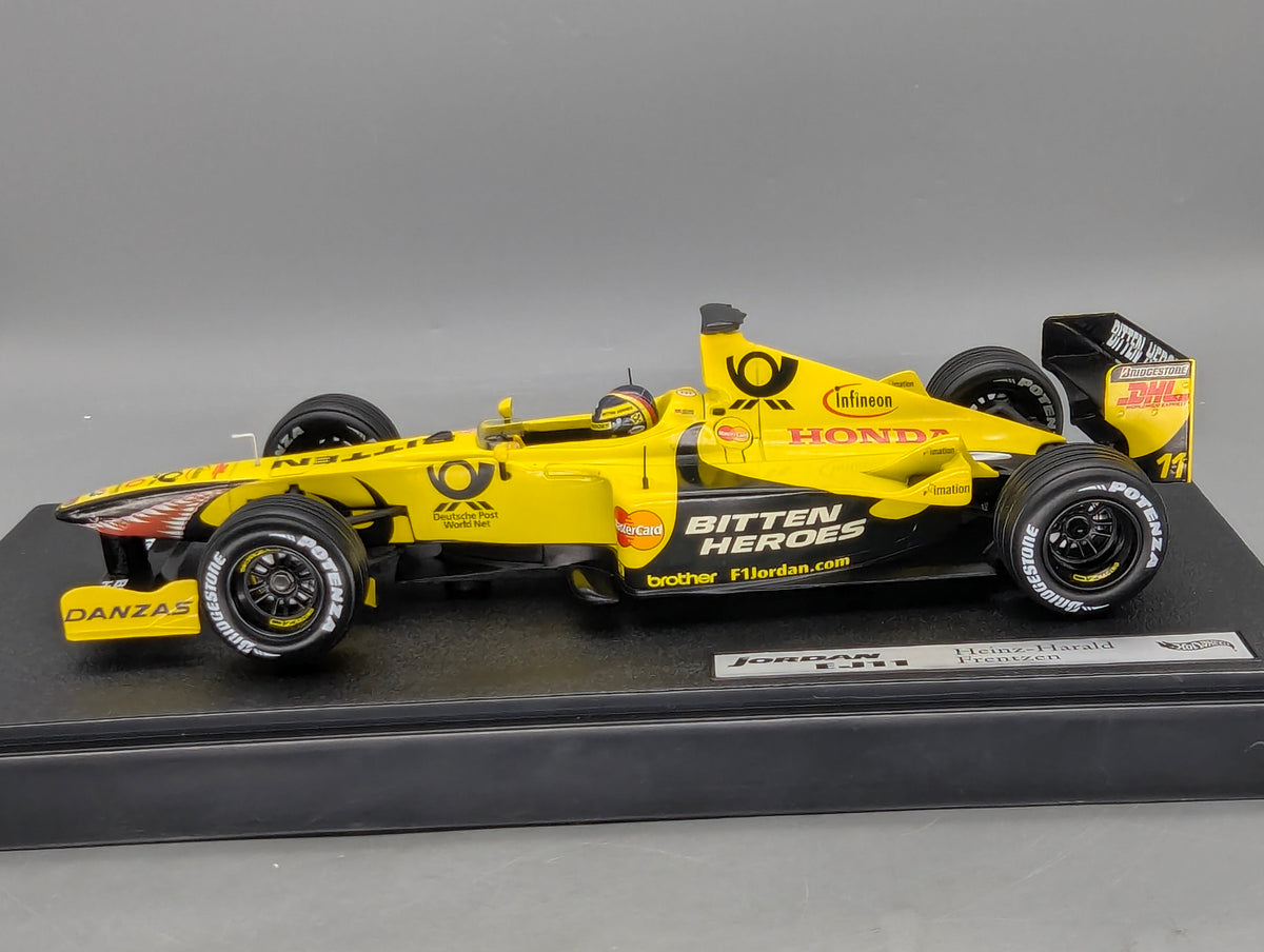 Modellautos 1:18 Hot Wheels Racing 50174 Jordan EJ11 2001 #11 H. H. Frentzen mit OVP