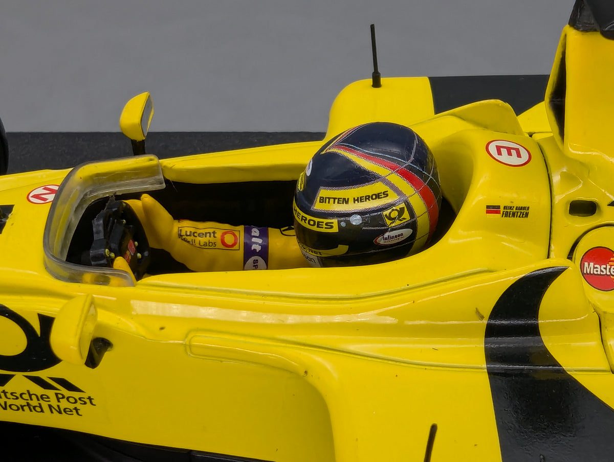 Modellautos 1:18 Hot Wheels Racing 50174 Jordan EJ11 2001 #11 H. H. Frentzen mit OVP