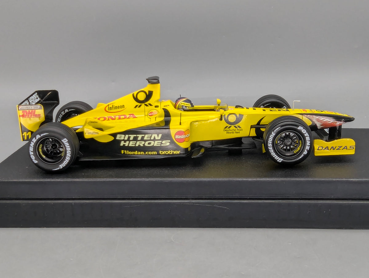 Modellautos 1:18 Hot Wheels Racing 50174 Jordan EJ11 2001 #11 H. H. Frentzen mit OVP