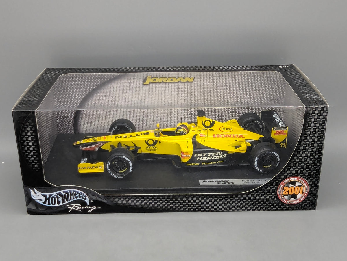 Modellautos 1:18 Hot Wheels Racing 50174 Jordan EJ11 2001 #11 H. H. Frentzen mit OVP