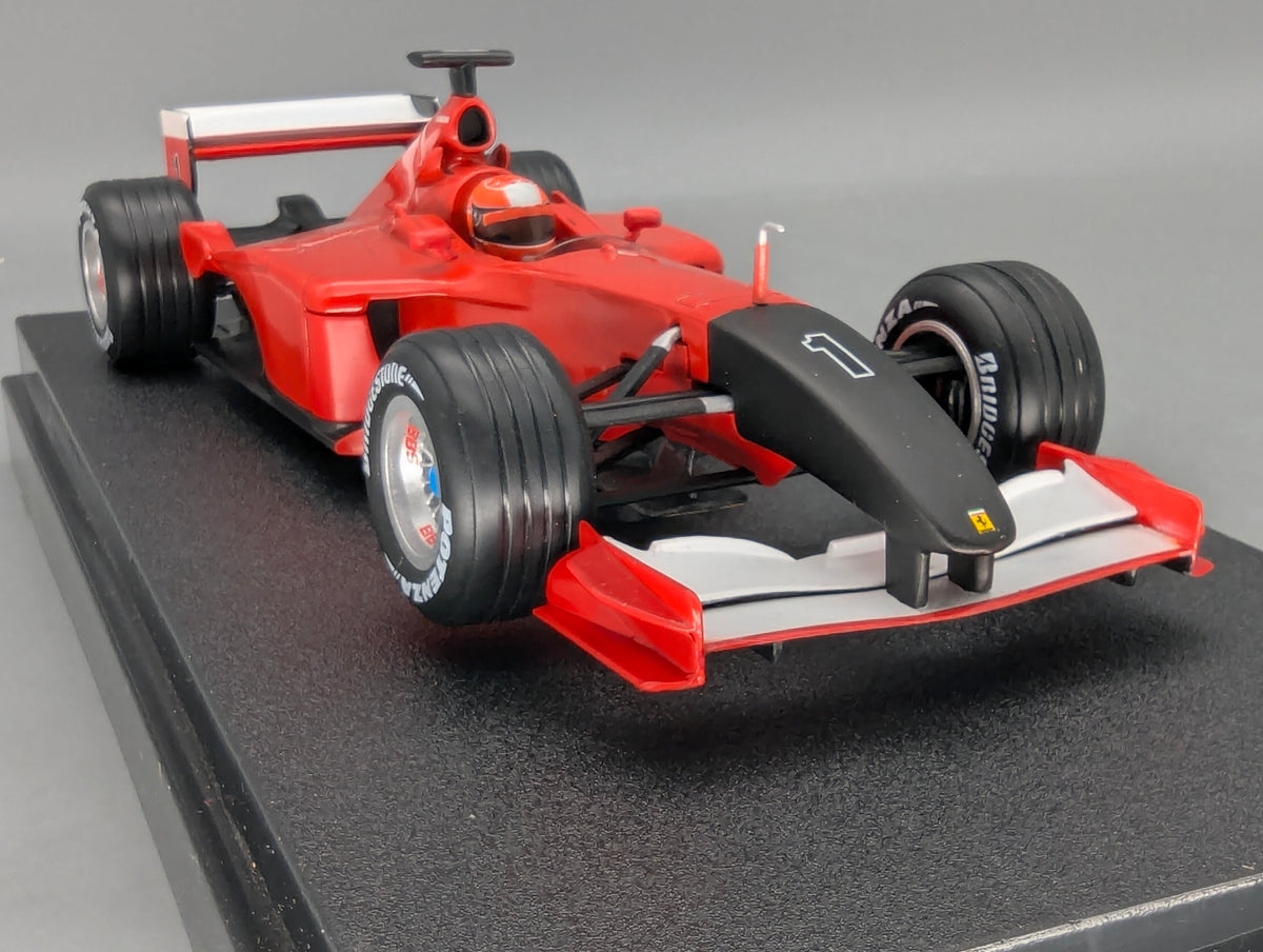 Modellautos 1:18 Umbau Basis Hot Wheels Ferrari F2001 #1 M. Schumacher OVP