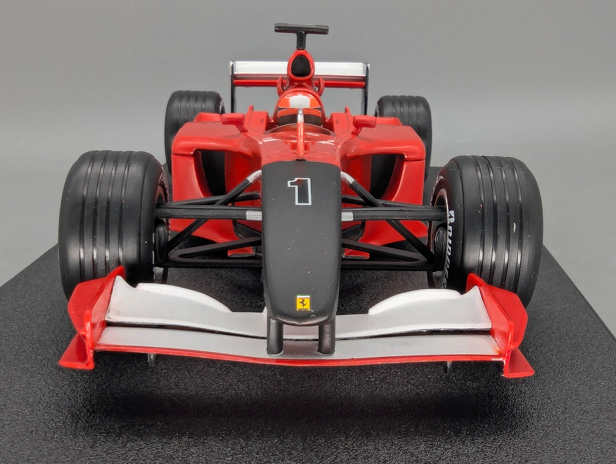Modellautos 1:18 Umbau Basis Hot Wheels Ferrari F2001 #1 M. Schumacher OVP