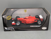 Modellautos 1:18 Umbau Basis Hot Wheels Ferrari F2001 #1 M. Schumacher OVP