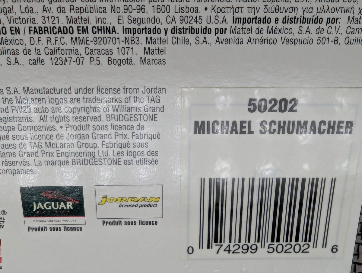 Modellautos 1:18 Umbau Basis Hot Wheels Ferrari F2001 #1 M. Schumacher OVP