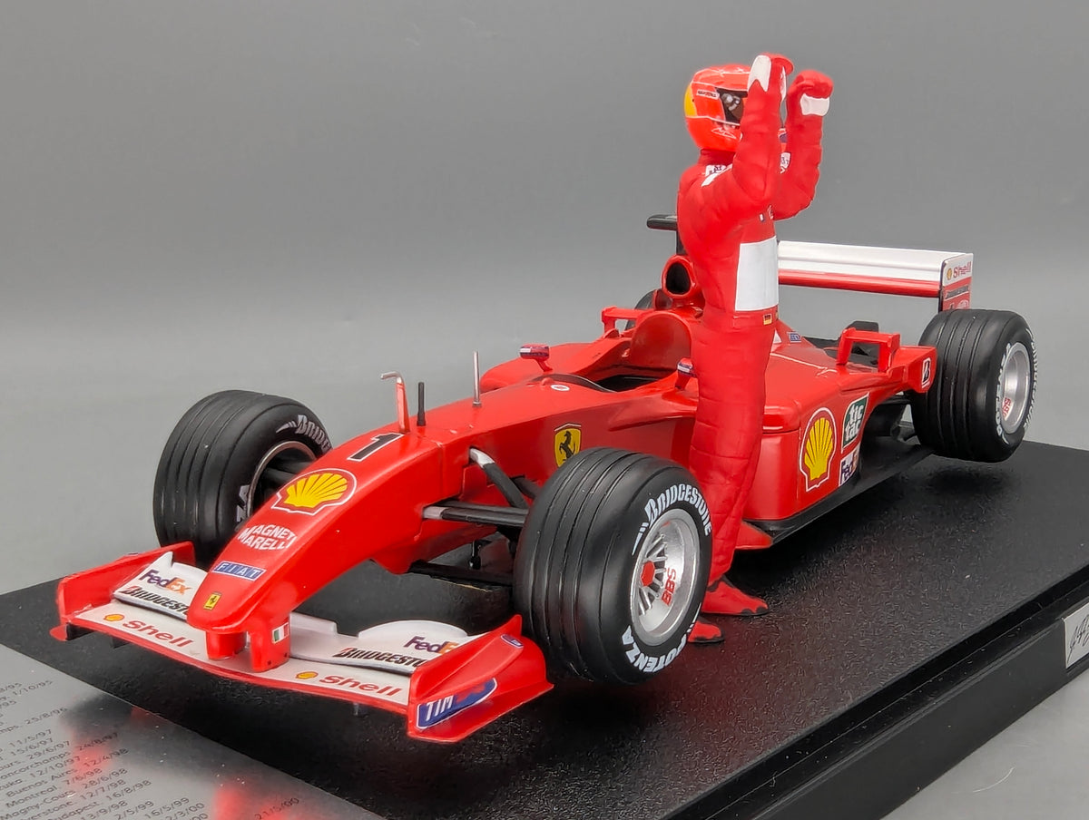 Modellautos 1:18 Hot Wheels Racing Ferrari 52 Career GP Victories 2001 #1 M. Schumacher OVP