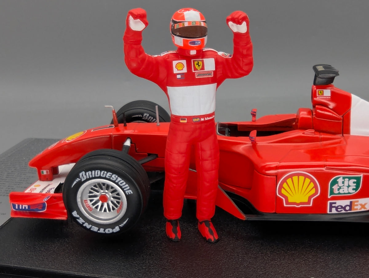 Modellautos 1:18 Hot Wheels Racing Ferrari 52 Career GP Victories 2001 #1 M. Schumacher OVP