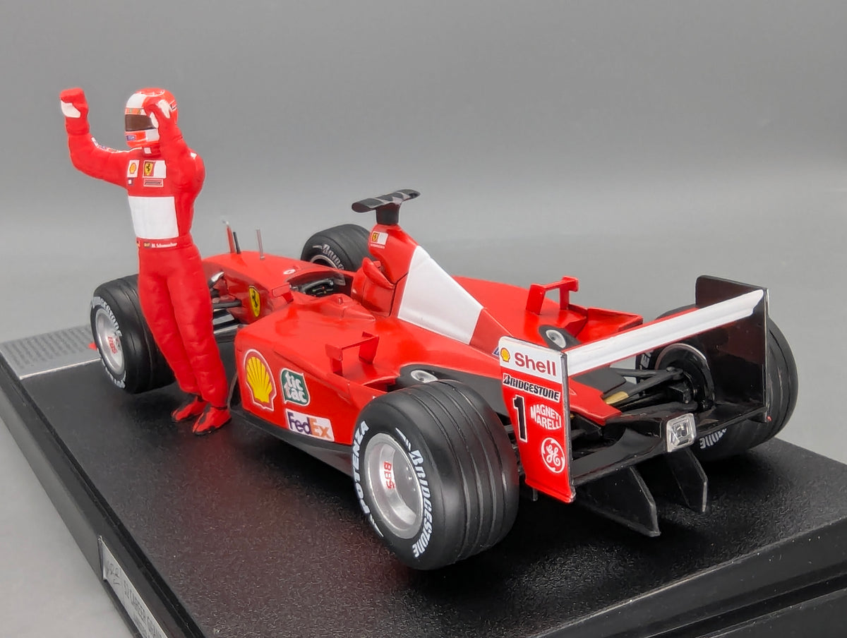 Modellautos 1:18 Hot Wheels Racing Ferrari 52 Career GP Victories 2001 #1 M. Schumacher OVP