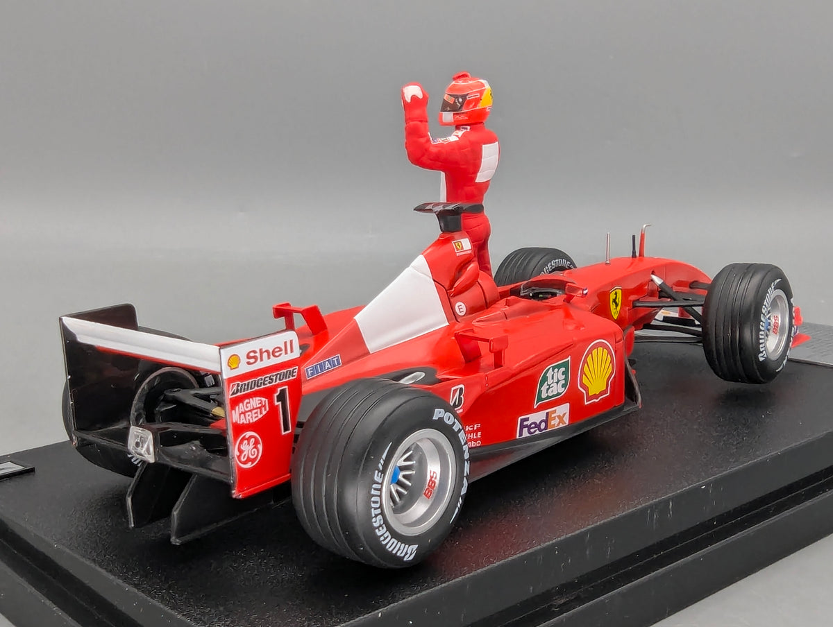 Modellautos 1:18 Hot Wheels Racing Ferrari 52 Career GP Victories 2001 #1 M. Schumacher OVP