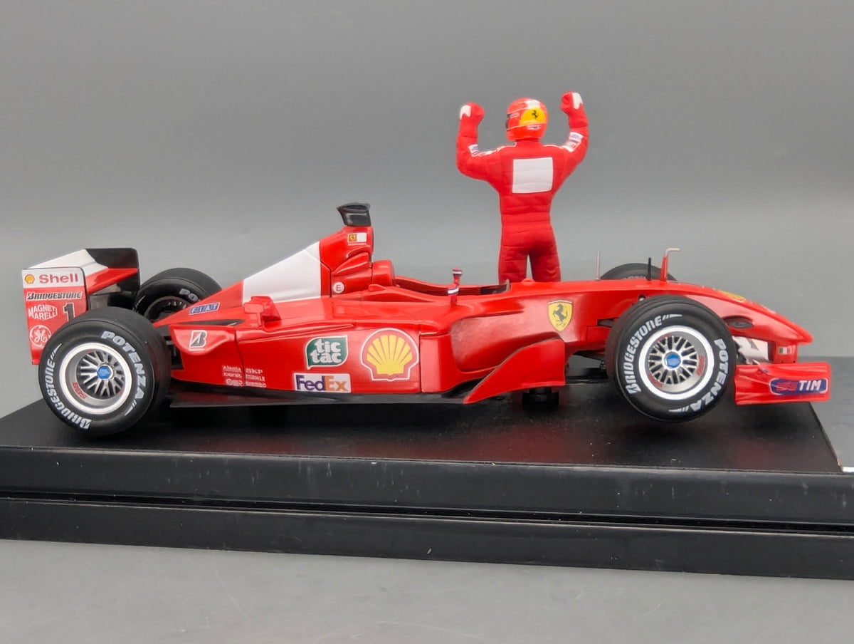 Modellautos 1:18 Hot Wheels Racing Ferrari 52 Career GP Victories 2001 #1 M. Schumacher OVP