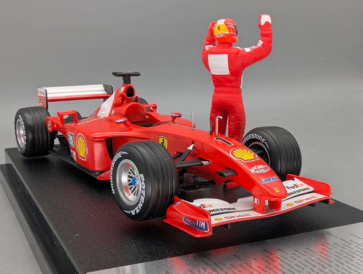 Modellautos 1:18 Hot Wheels Racing Ferrari 52 Career GP Victories 2001 #1 M. Schumacher OVP