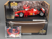 Modellautos 1:18 Hot Wheels Racing Ferrari 52 Career GP Victories 2001 #1 M. Schumacher OVP
