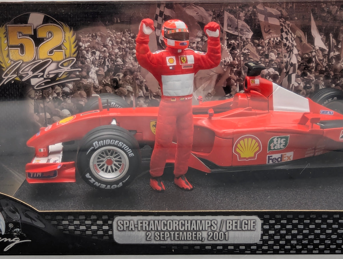 Modellautos 1:18 Hot Wheels Racing Ferrari 52 Career GP Victories 2001 #1 M. Schumacher OVP