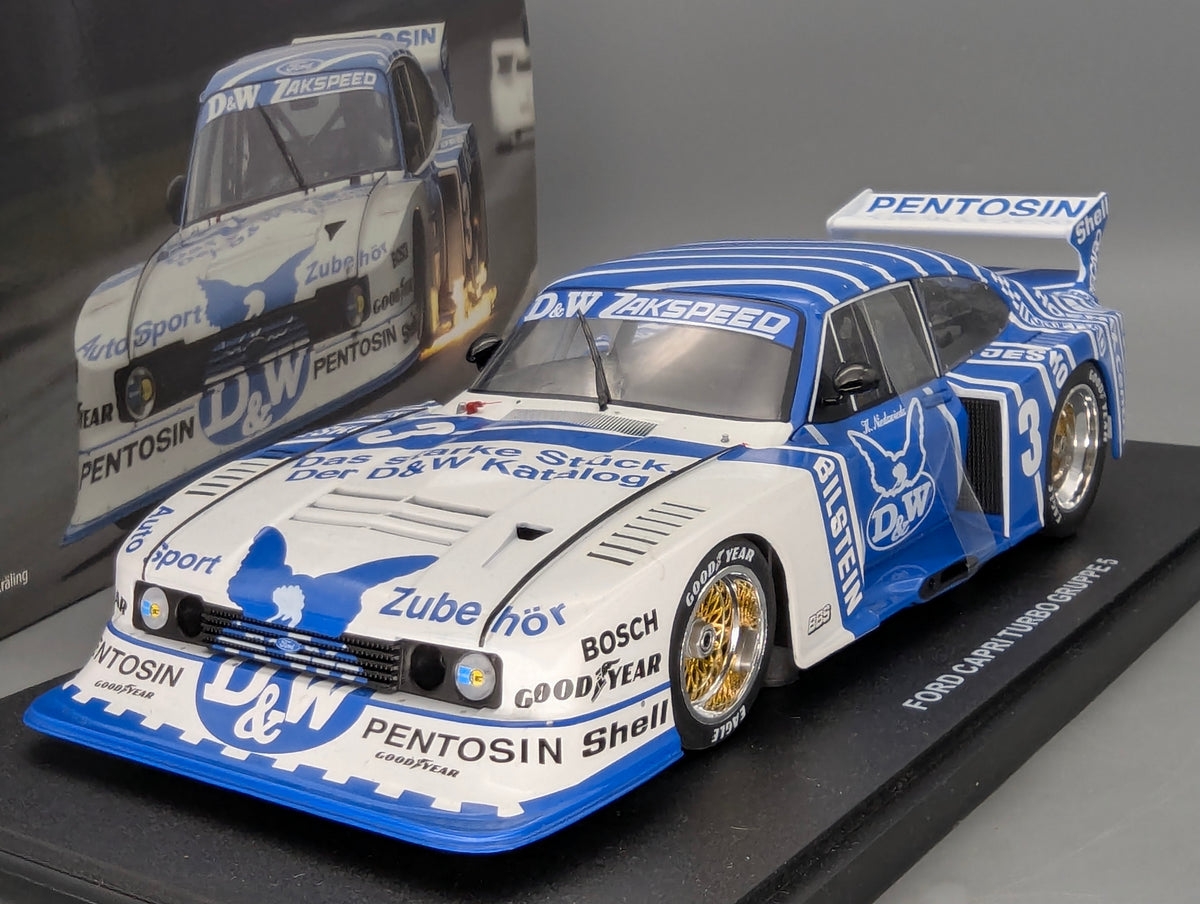Modellautos 1:18 Werk83 Ford Capri Turbo Gr.5  DRM 1982 #3 Niedwiedz OVP
