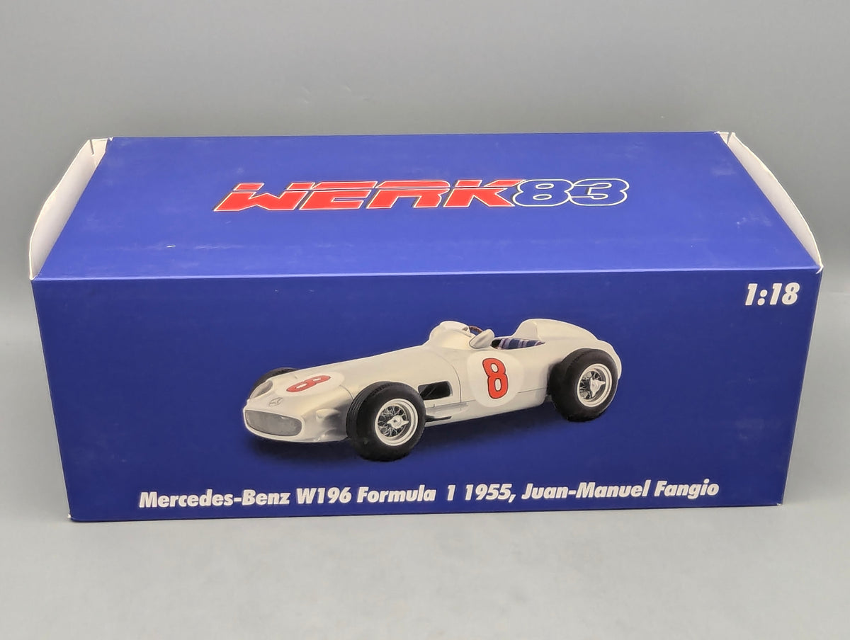 Modellautos 1:18 Werk83 / iScale Mercedes-Benz W196 Formula 1 1995 #8 Fangio mit OVP