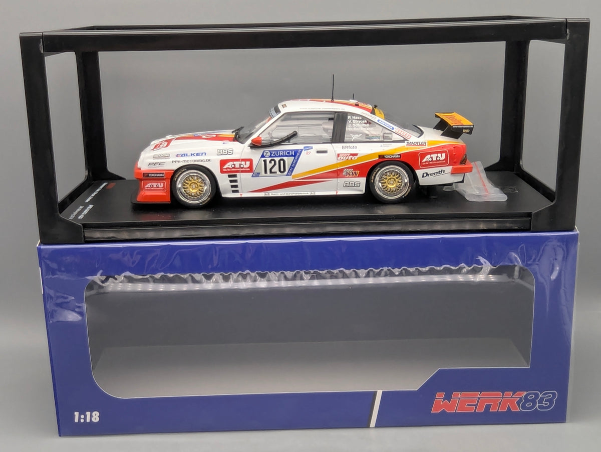 Modellautos 1:18 Werk83 Opel Manta 24h Nürburgring 2018 #120 mit OVP