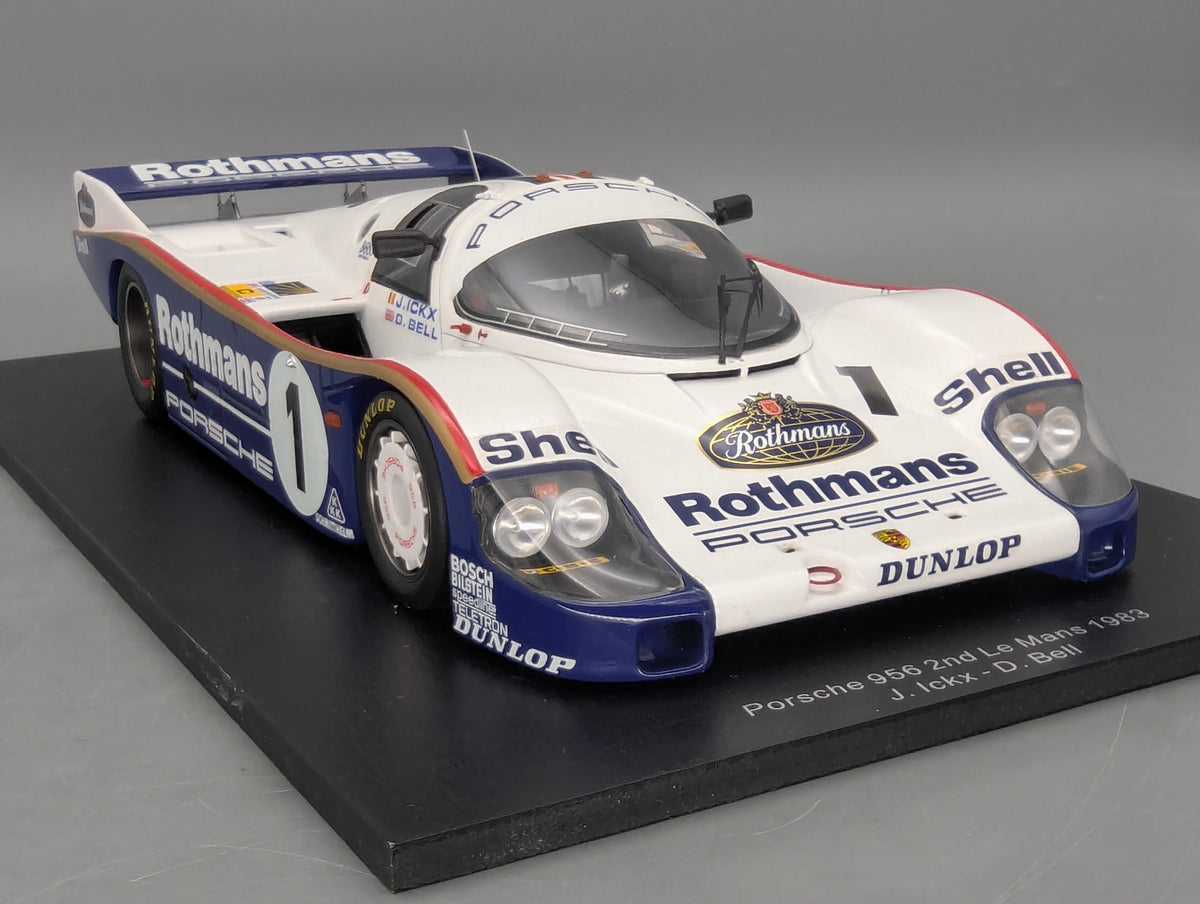 Modellautos 1:18 Spark Porsche 956 2nd 24h Le Mans 1983 #1 Ickx mit OVP