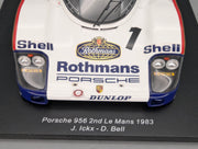 Modellautos 1:18 Spark Porsche 956 2nd 24h Le Mans 1983 #1 Ickx mit OVP