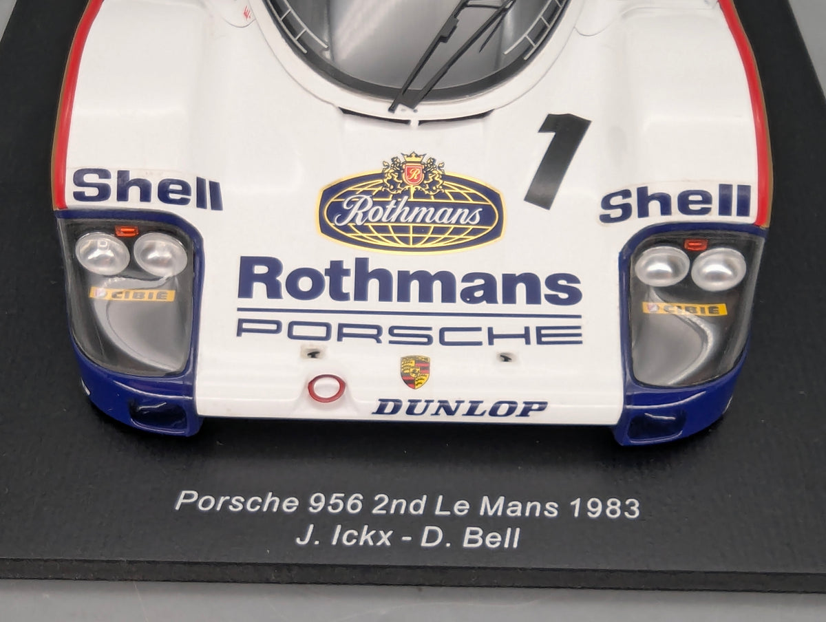 Modellautos 1:18 Spark Porsche 956 2nd 24h Le Mans 1983 #1 Ickx mit OVP
