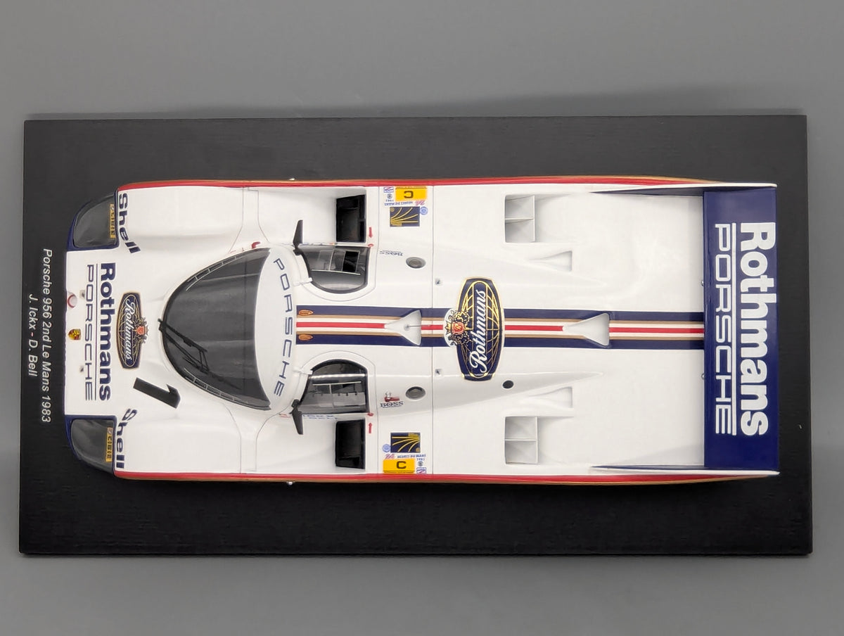 Modellautos 1:18 Spark Porsche 956 2nd 24h Le Mans 1983 #1 Ickx mit OVP