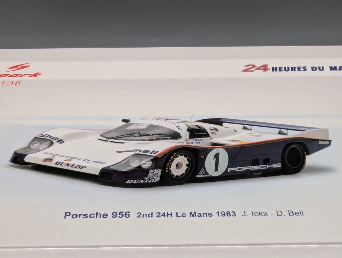 Modellautos 1:18 Spark Porsche 956 2nd 24h Le Mans 1983 #1 Ickx mit OVP