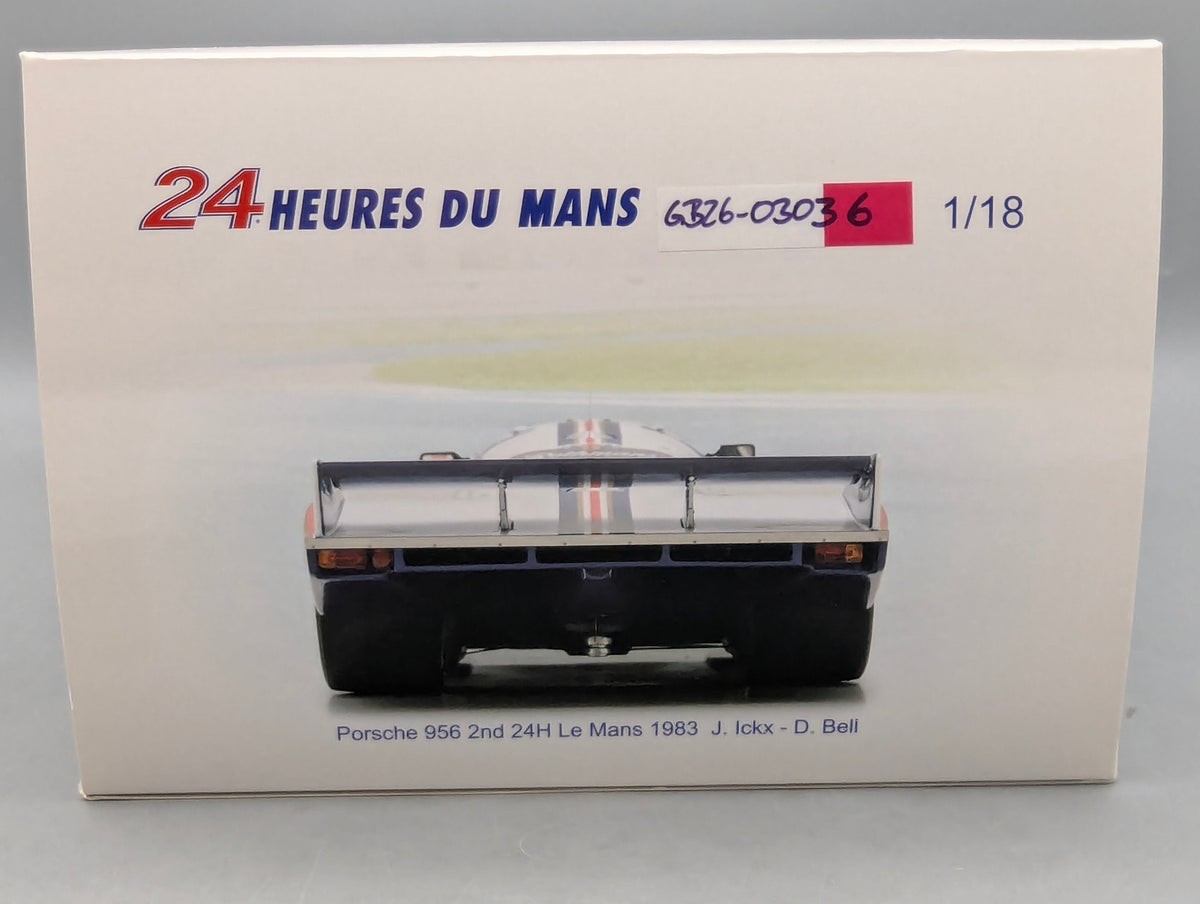 Modellautos 1:18 Spark Porsche 956 2nd 24h Le Mans 1983 #1 Ickx mit OVP