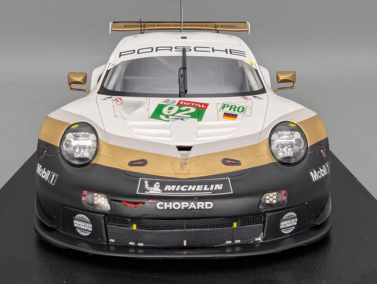 Modellautos 1:18 Spark Porsche 911 RSR 24h Le Mans 2019 #92 mit OVP