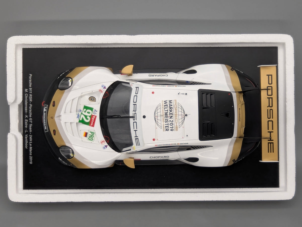 Modellautos 1:18 Spark Porsche 911 RSR 24h Le Mans 2019 #92 mit OVP