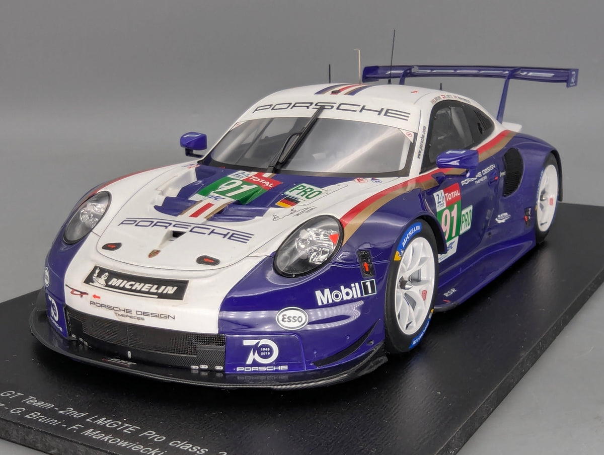 Modellautos 1:18 Spark Porsche 911 RSR 24h Le Mans 2018 #91 mit OVP