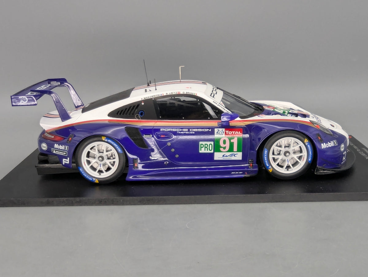 Modellautos 1:18 Spark Porsche 911 RSR 24h Le Mans 2018 #91 mit OVP