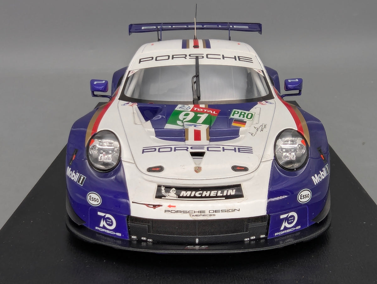 Modellautos 1:18 Spark Porsche 911 RSR 24h Le Mans 2018 #91 mit OVP