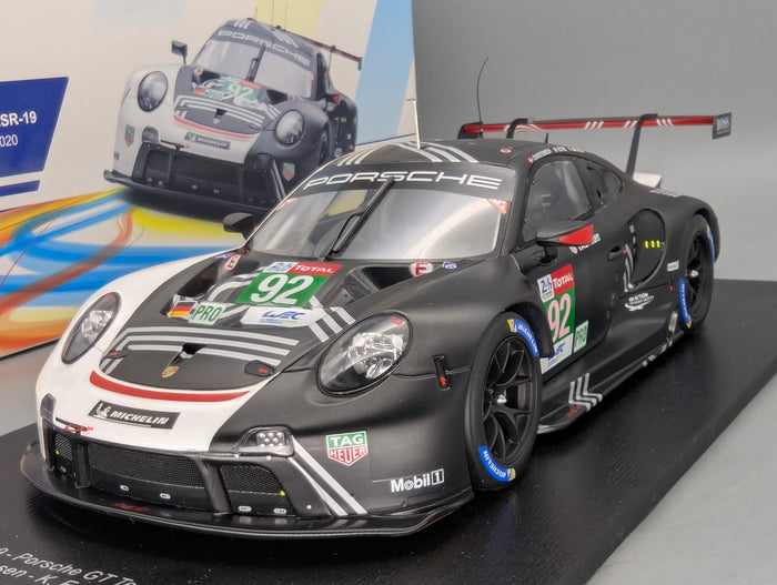Modellautos 1:18 Spark Porsche 911 RSR-19 24h Le Mans 2020 #92 mit OVP