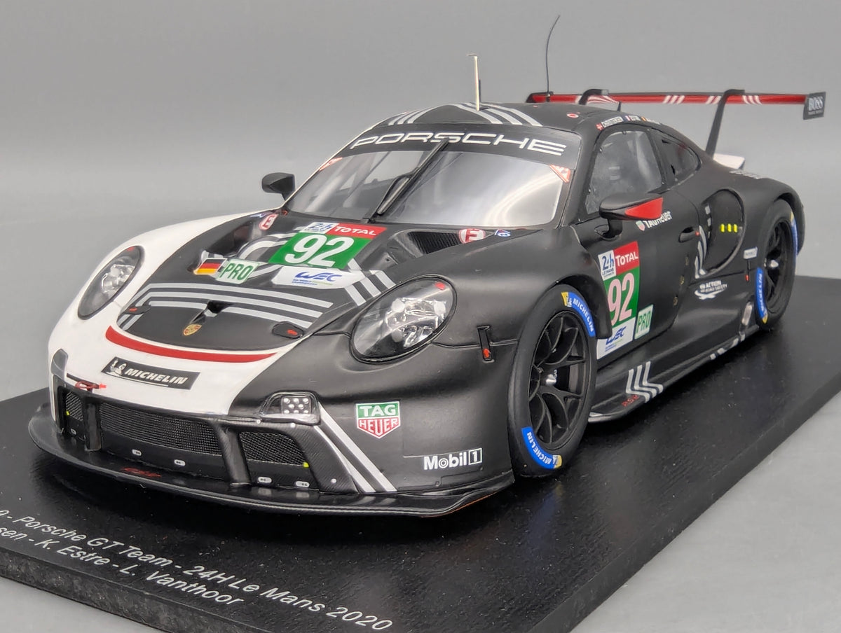 Modellautos 1:18 Spark Porsche 911 RSR-19 24h Le Mans 2020 #92 mit OVP