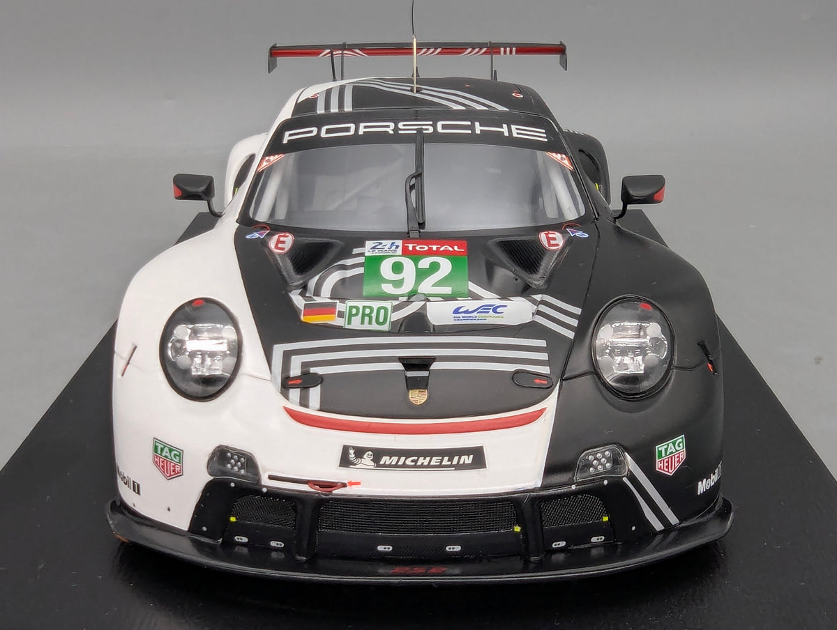 Modellautos 1:18 Spark Porsche 911 RSR-19 24h Le Mans 2020 #92 mit OVP