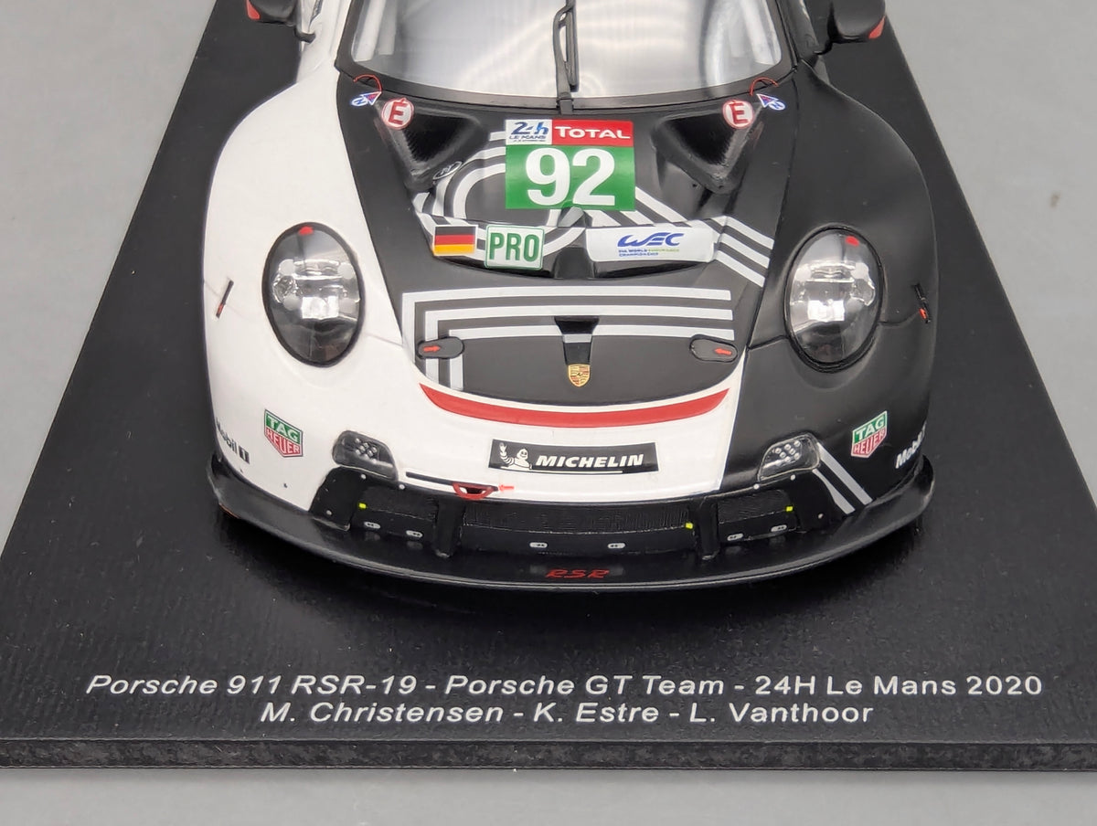 Modellautos 1:18 Spark Porsche 911 RSR-19 24h Le Mans 2020 #92 mit OVP